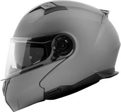 Germot GM 970 Klapphelm ECE 22.06 Mit Sonnenblende Und P/J Homologation -Motorradbekleidungsgeschäft germot gm970 matt grau 3