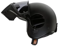 Caberg Jethelm GHOST Mit Pinlock Und Kinnteil 29 Caberg Jethelm GHOST Mit Pinlock Und Kinnteil -Motorradbekleidungsgeschäft ghost matt black profile open 2