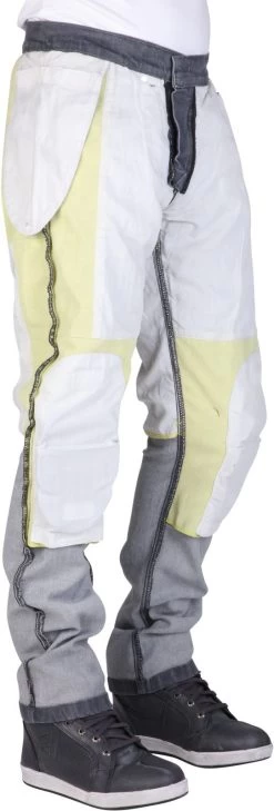 Modeka Motorradjeans GLENN II 2 Aramid Denim Stretch Hose Mit CE A Inklusive Knieprotektoren -Motorradbekleidungsgeschäft glenn2 312 soft grey kev