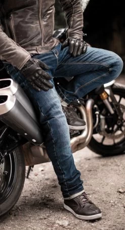 Modeka Motorradjeans GLENN II 2 Aramid Denim Stretch Hose Mit CE A Inklusive Knieprotektoren -Motorradbekleidungsgeschäft glenn ii image 1