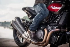 Modeka Motorradjeans GLENN II 2 Aramid Denim Stretch Hose Mit CE A Inklusive Knieprotektoren -Motorradbekleidungsgeschäft glenn ii image 2