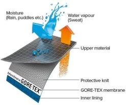 TCX Motorradschuhe DARTWOOD GTX Gore-Tex Mit D3O Protektoren -Motorradbekleidungsgeschäft gtx membrane extended 566x667 14c24a50 50e2 4f3a 90af 756c65b17ee9 1600x1600