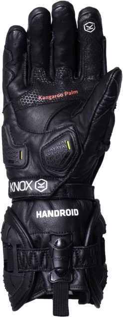 Knox Motorradhandschuhe HANDROID MK IV High-Performance CE BOA-Fit Leder Sport Lange Stulpe 27 Knox Motorradhandschuhe HANDROID MK IV High-Performance CE BOA-Fit Leder Sport Lange Stulpe -Motorradbekleidungsgeschäft handroid mkiv all black palm