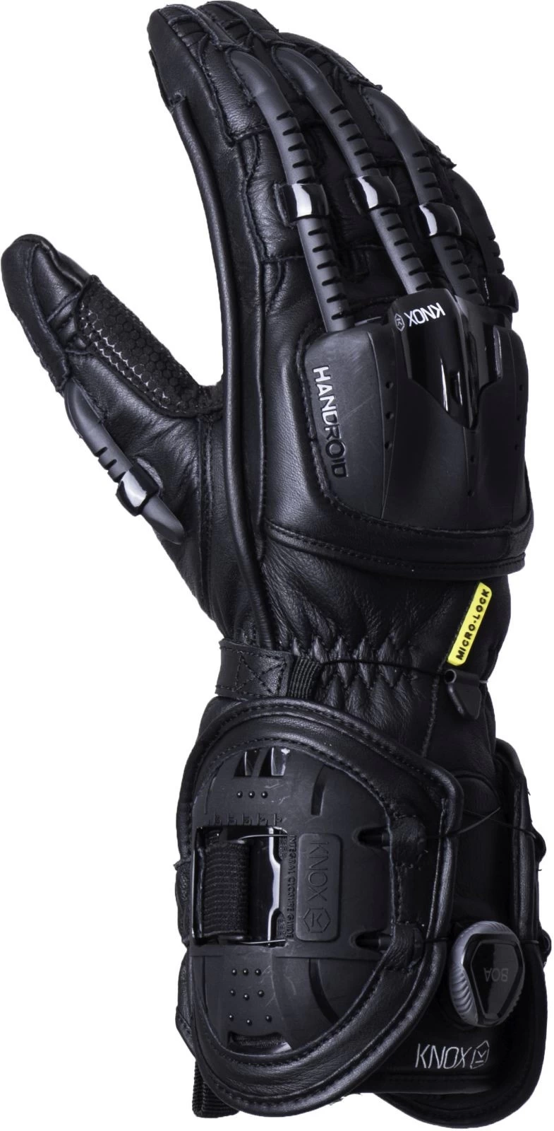 Knox Motorradhandschuhe HANDROID MK IV High-Performance CE BOA-Fit Leder Sport Lange Stulpe 9 Knox Motorradhandschuhe HANDROID MK IV High-Performance CE BOA-Fit Leder Sport Lange Stulpe – Bild 7