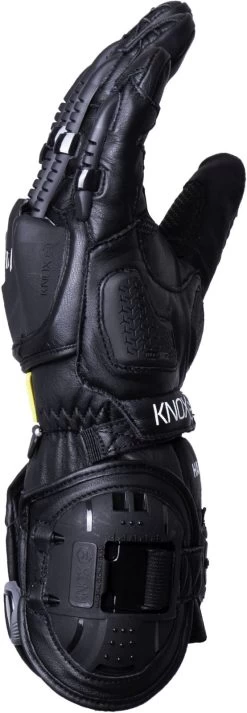 Knox Motorradhandschuhe HANDROID MK IV High-Performance CE BOA-Fit Leder Sport Lange Stulpe 30 Knox Motorradhandschuhe HANDROID MK IV High-Performance CE BOA-Fit Leder Sport Lange Stulpe -Motorradbekleidungsgeschäft handroid mkiv all black side3