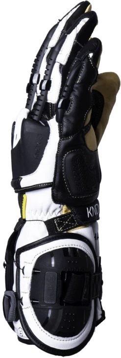 Knox Motorradhandschuhe HANDROID MK IV High-Performance CE BOA-Fit Leder Sport Lange Stulpe 38 Knox Motorradhandschuhe HANDROID MK IV High-Performance CE BOA-Fit Leder Sport Lange Stulpe -Motorradbekleidungsgeschäft handroid mkiv black white side2