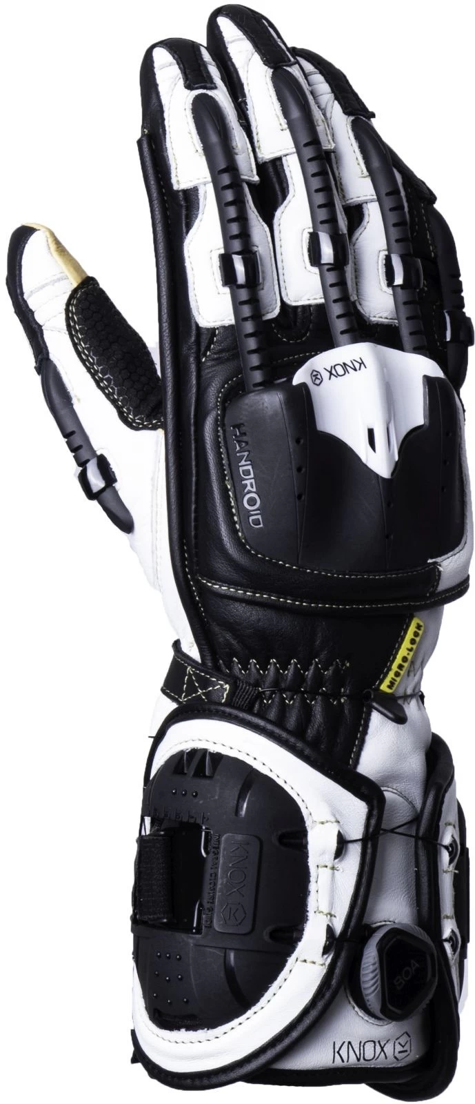 Knox Motorradhandschuhe HANDROID MK IV High-Performance CE BOA-Fit Leder Sport Lange Stulpe 20 Knox Motorradhandschuhe HANDROID MK IV High-Performance CE BOA-Fit Leder Sport Lange Stulpe – Bild 18