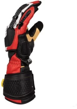 Knox HANDROID MK5 Motorradhandschuhe CE Mit BOA-Verschluss Lange Stulpe -Motorradbekleidungsgeschäft handroid red 7