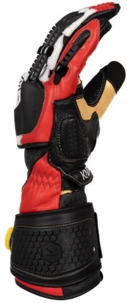 Knox HANDROID MK5 Motorradhandschuhe CE Mit BOA-Verschluss Lange Stulpe -Motorradbekleidungsgeschäft handroid red 7 750x875 1