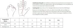 Knox Motorradhandschuhe URBANE PRO Leder Perforiert CE Mit Protektoren -Motorradbekleidungsgeschäft handschuhe groessentabelle 9