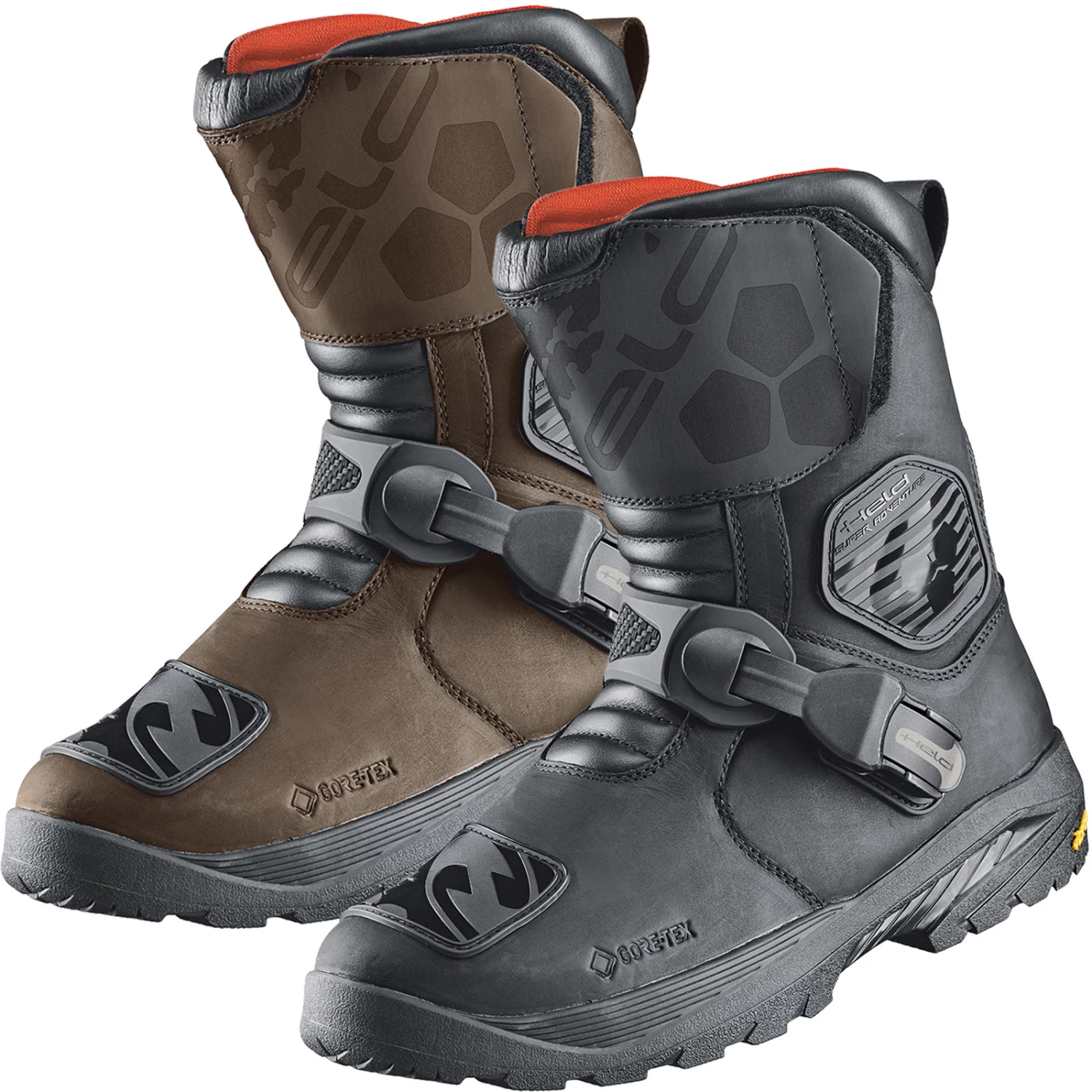 Held Gore-Tex Motorradstiefel BRICKLAND LC Halbstiefel Wasserdicht CE Leder 4 Held Gore-Tex Motorradstiefel BRICKLAND LC Halbstiefel Wasserdicht CE Leder – Bild 2