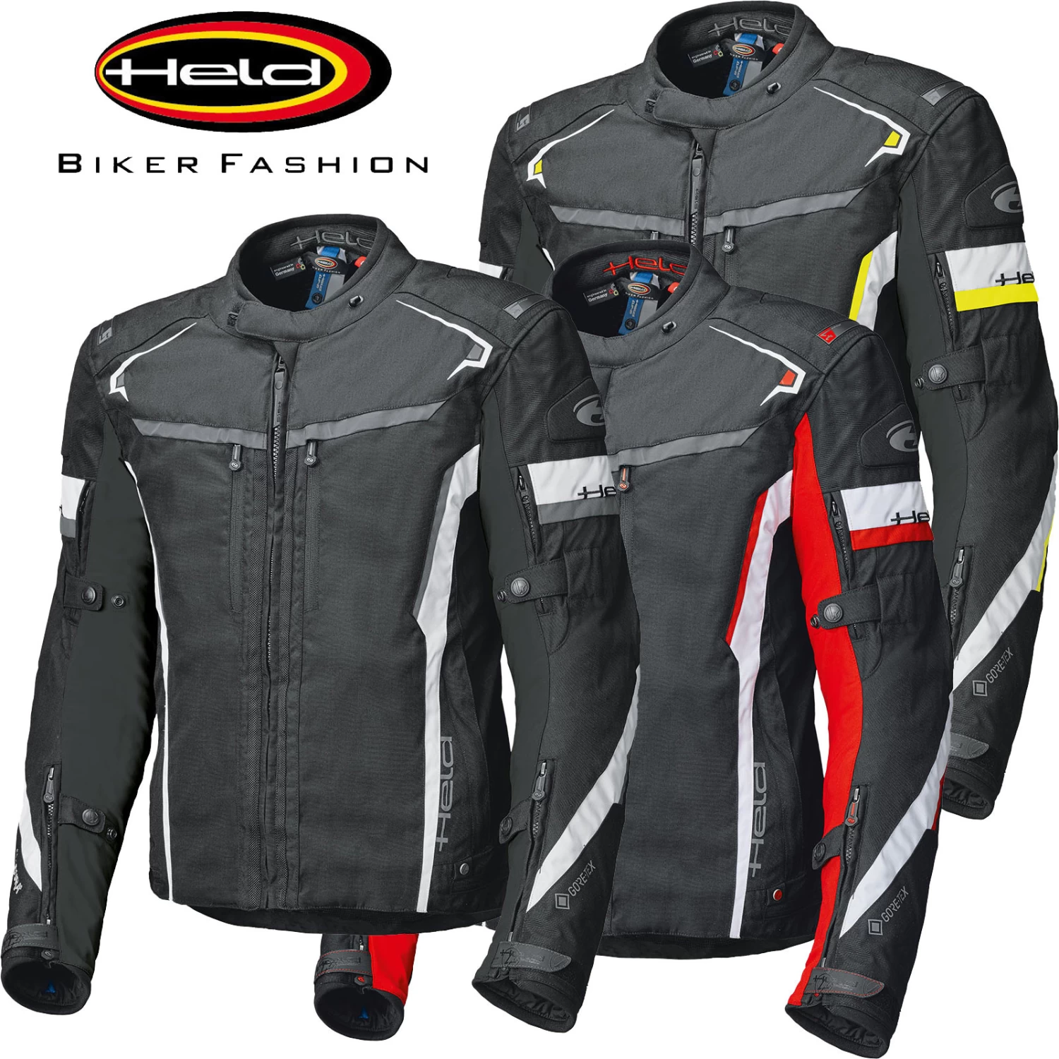 Held Gore-Tex Motorradjacke IMOLA ST Herren Und Damen Mit 3D-Mesh Cordura 3M Und SAS-TEC Protektoren 3 Held Gore-Tex Motorradjacke IMOLA ST Herren Und Damen Mit 3D-Mesh Cordura 3M Und SAS-TEC Protektoren