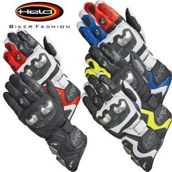 Held Motorradhandschuhe TITAN RR Leder Sport CE Mit Titanium-Knöchelschale Und Protektoren