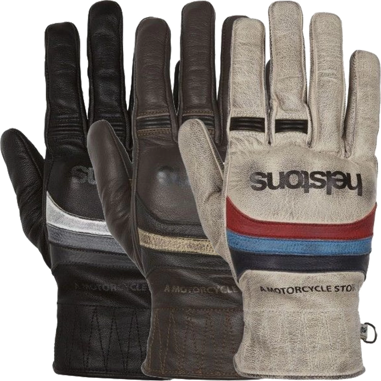 Helstons Motorradhandschuhe BORA HIVER Leder Genarbt Mit Carbon Knöchelprotektoren 4 Helstons Motorradhandschuhe BORA HIVER Leder Genarbt Mit Carbon Knöchelprotektoren – Bild 2