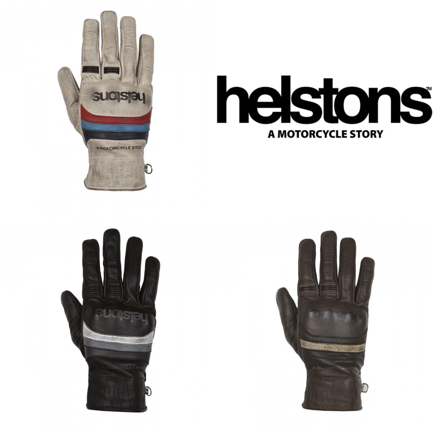 Helstons Motorradhandschuhe BORA HIVER Leder Genarbt Mit Carbon Knöchelprotektoren 3 Helstons Motorradhandschuhe BORA HIVER Leder Genarbt Mit Carbon Knöchelprotektoren