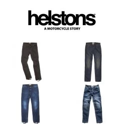 Helstons Motorradjeans CORDEN Straight-Fit Inklusive SAS-TEC Protektoren