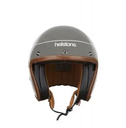 Helstons Jethelm CORPORATE Carbon-Fiberglas Helmschale Mit Sonnenblende Und Leder-Innenausstattung -Motorradbekleidungsgeschäft helstons corporate carbon grey 3