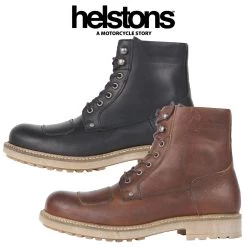 Helstons Motorradschuhe MOUNTAIN Aniline CE Leder Gefüttert