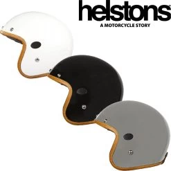 Helstons Jethelm NAKED Carbon Fiberglas Mit Leder-Innenausstattung