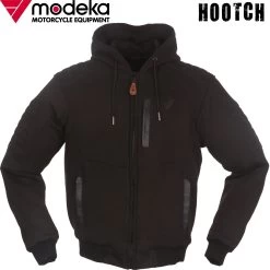 Modeka Motorrad-Hoodie HOOTCH Leger Blouson-Fit Mit Lederpaspeln Und Aramid -Motorradbekleidungsgeschäft hootch haupt
