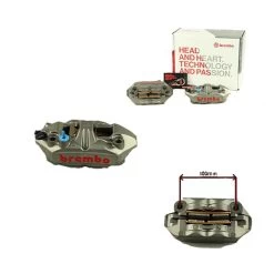Brembo HPK M4 100 Mm Monoblock Kit Für Radiale Bremszangen -Motorradbekleidungsgeschäft hpk m4 100mm haupt 1