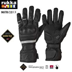 Rukka Gore-Tex Motorradhandschuhe IMATRA 3.0 Leder Mit Gore-Grip Und Outlast Futter -Motorradbekleidungsgeschäft imatra 3.0 black black haupt