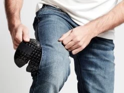 Spidi Motorradjeans J-TRACKER Slim-Fit Cordura Denim Hose Inklusive Warrior Knieprotektoren -Motorradbekleidungsgeschäft j tracker j59 804 model 03 1