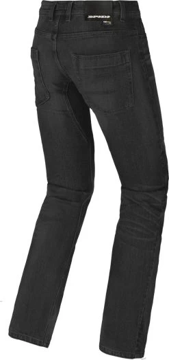 Spidi Motorradjeans J-TRACKER Slim-Fit Cordura Denim Hose Inklusive Warrior Knieprotektoren -Motorradbekleidungsgeschäft j tracker j59 026 back 1