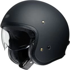 Shoei Premium-Jethelm J.O Mit Doppel-D-Verschluss -Motorradbekleidungsgeschäft j o matt black 1 1
