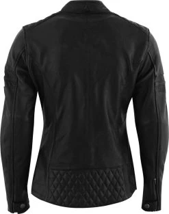 Rusty Stitches Motorradjacke JOYCE Für Damen Leder CE AA Mit Herausnehmbarem Thermofutter -Motorradbekleidungsgeschäft joyce black 2