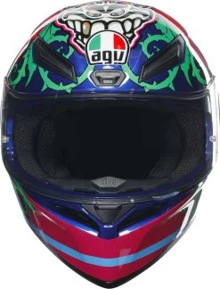 AGV Integralhelm K1 S Sporthelm Mit ECE 22.06 Ultravision-Visier Und Spoiler -Motorradbekleidungsgeschäft k1s salom 2