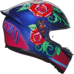 AGV Integralhelm K1 S Sporthelm Mit ECE 22.06 Ultravision-Visier Und Spoiler -Motorradbekleidungsgeschäft k1s salom 3