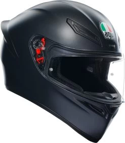 AGV Integralhelm K1 S Sporthelm Mit ECE 22.06 Ultravision-Visier Und Spoiler -Motorradbekleidungsgeschäft k1s solid schwarz matt 1 1