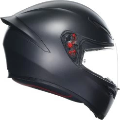 AGV Integralhelm K1 S Sporthelm Mit ECE 22.06 Ultravision-Visier Und Spoiler -Motorradbekleidungsgeschäft k1s solid schwarz matt 3