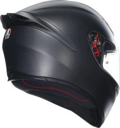 AGV Integralhelm K1 S Sporthelm Mit ECE 22.06 Ultravision-Visier Und Spoiler -Motorradbekleidungsgeschäft k1s solid schwarz matt 6
