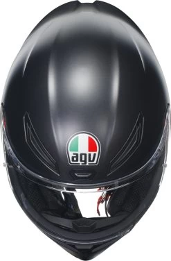AGV Integralhelm K1 S Sporthelm Mit ECE 22.06 Ultravision-Visier Und Spoiler -Motorradbekleidungsgeschäft k1s solid schwarz matt 7