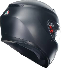 AGV Integralhelm K3 ECE 22.06 Mit Sonnenblende Und Max Vision Pinlock -Motorradbekleidungsgeschäft k3 2206 solid schwarz matt 5