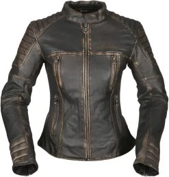 Modeka Lederjacke KALEA LADY Für Damen Im Retro-Look Mit Steppungen Belüftung Und Protektoren -Motorradbekleidungsgeschäft kalealady 10 1