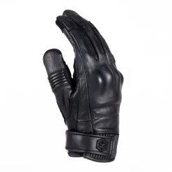 Knox Motorradhandschuhe HADLEIGH Wasserdicht Leder Kurze Stulpe 3-Jahreszeiten -Motorradbekleidungsgeschäft knox hadleigh schwarz 8