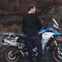 Knox Motorradjeans SPECTRA SHIELD Denim Mit Protektoren Und CE AAA -Motorradbekleidungsgeschäft knox spectra shield blau 3