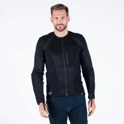 Knox Protektorenshirt URBANE PRO MK2 Für Herren CE Mit Micro-Lock Protektoren -Motorradbekleidungsgeschäft knox urbane pro mk2 herren schwarz 1 1