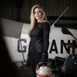 Knox Protektorenshirt URBANE PRO MK2 LADY Für Damen Mit Micro-Lock Vollprotektoren -Motorradbekleidungsgeschäft knox urbane pro mk2 schwarz denim 2