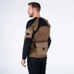 Knox Protektorenshirt URBANE PRO MK2 UTILITY Für Herren Mit 5 Taschen Und Micro-Lock Vollprotektoren -Motorradbekleidungsgeschäft knox urbane pro utility mk2 camel 3