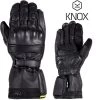 Knox Motorradhandschuhe COVERT MK3 3-Jahreszeiten Wasserdicht Mit Softleder Und Protektoren -Motorradbekleidungsgeschäft knox covert mk3 schwarz haupt