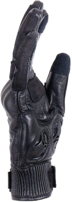 Knox Damen-Motorradhandschuhe HADLEIGH MK2 Leder Wasserdicht Mit Protektoren -Motorradbekleidungsgeschäft knox hadleigh mk2 schwarz 9
