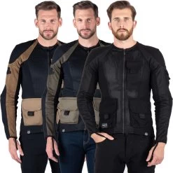 Knox Protektorenshirt URBANE PRO MK2 UTILITY Für Herren Mit 5 Taschen Und Micro-Lock Vollprotektoren -Motorradbekleidungsgeschäft knox urbane pro mk2 utility jacket multi hauptbild all ohne