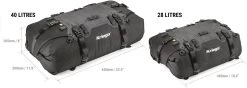 Kriega Hecktasche US-40 DRYPACK Mit Cordura 40 Liter Wasserdicht Motorrad-Gepäcktasche Mit Zwei Eingängen -Motorradbekleidungsgeschäft kriega us40 details2