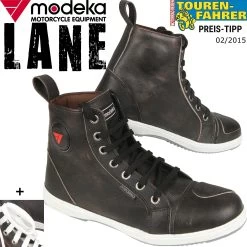 Modeka Motorradschuhe LANE Leder Sneaker Mit Innenschuhverstärkungen -Motorradbekleidungsgeschäft lane b10 haupt
