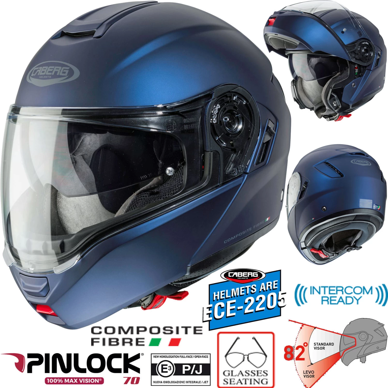 Caberg Klapphelm LEVO Mit Panorama Sichtfeld P/J Homologation Sonnenblende Und Pinlock 12 Caberg Klapphelm LEVO Mit Panorama Sichtfeld P/J Homologation Sonnenblende Und Pinlock – Bild 10