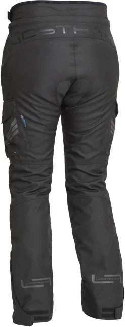 Lindstrands Damen-Motorradhose HUSOM 2-Lagen-Laminat Wasserdicht Dryway CE AA Protektoren Mit Hosenträgern -Motorradbekleidungsgeschäft lindstrands husom schwarz 2